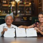 El presidente AMLO firma el decreto para publicar la reforma al Poder Judicial.